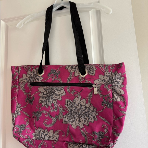 Accessories - Floral Pink Tote Bag
